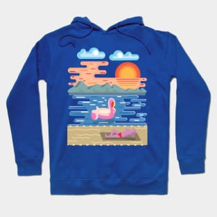 Sunbathing and enjoy the vacation Hoodie